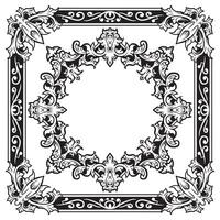 Ornamental Frames Geometric Lineart Decorative Harmony Line vector