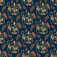 Blushing Botanical Seamless Pattern for Feminine Use Seamless Pattern vector