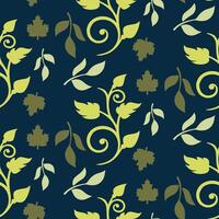 Daydream Floral Seamless Pattern with Gentle Blooms Seamless Pattern vector