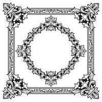 Ornamental Frames Geometric Lineart Decorative Decorative Border vector