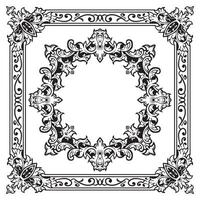 Ornamental Frames Geometric Outlines Decorative Simple Trim vector