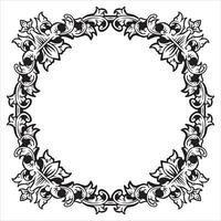 Elegant Ornamental Frames Geometric Outlines Decorative Minimalist Wave Patterns vector