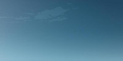 Minimalist coudscape with blue sky horizontal background graphic illustration have blank space. vector