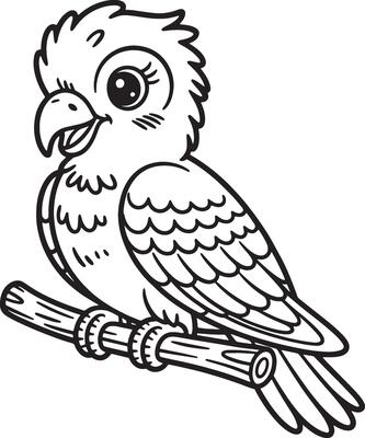 bird line art design illustration premium quality