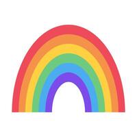 LGBTQ rainbow. Pride month. Symbol of love, diversity, unity and inclusion. illustration. vector