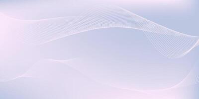 Abstract background with dynamic glowing wavy lines. vector