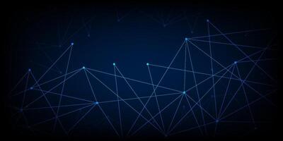 Connected polygons plexus background, digital data visualization. illustration vector
