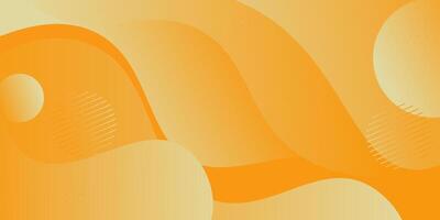 Soft orange background with abstract wave fluid. Colorful background with wave pattern. Eps10 vector