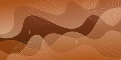 Modern abstract colorful orange gradient wave liquid geometric background with liquid style gradient color. Eps10 vector