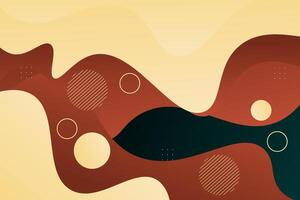 Abstract wavy cut layer background colorful gradient shape simple design. eps10 vector