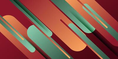 Dynamic and abstract soft red and green gradient background. Trendy shape pattern background. Eps10 vector