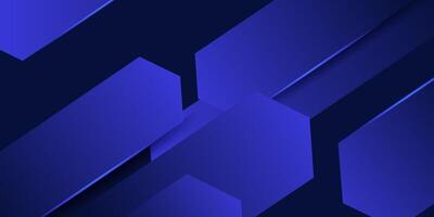 Dynamic blue abstract background. Overlapping arrow shape pattern with light and shadow. Eps10 vector