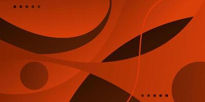 Abstract colorful orange 3D wave pattern background. Trendy background design illustration vector