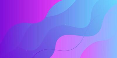Simple abstract 3D background with colorful blue and pink gradient wave pattern design. Eps10 vector