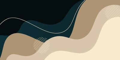 Colorful wavy background with gradient color. suitable for wallpaper, template, brochure, etc. Eps10 vector