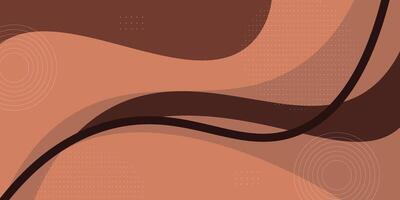 Modern brown abstract background. Dynamic textured geometric design element. Use in poster, banner, web and more. eps10 vector