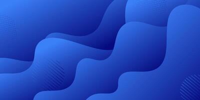 Blue 3D background. Blue gradient 3D design. Modern trendy color geometric pattern. Wave background. Colorful geometric poster background. Eps10 vector