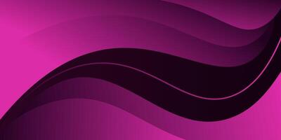 Abstract colored wave pink gradient background. Liquid shape wave pattern design on purple background. eps10 vector