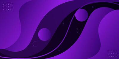 Abstract minimal purple wave 3D background. Simple wave and line color geometric pattern. Modern banner design. Eps10 vector