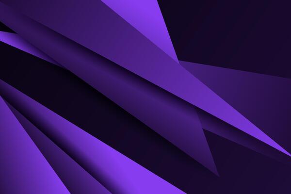 Abstract 3D background purple overlapping with shadow. Purple color on dark background. Eps10