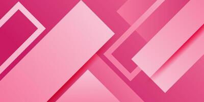 Abstract pink frame 3D background. Overlapping squares with shadow and line pattern. Eps10 vector