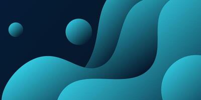 Blue dynamic abstract background with minimalist abstract cover design. Trendy circle and dot shape composition. EPS 10 vector