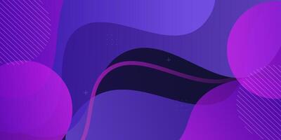 Abstract minimal purple wave gradient 3D background. Simple wave and line color geometric pattern. Modern banner design. Eps10 vector