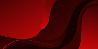 Abstract red 3D wave background. Overlapping paper cut fluid pattern. Eps10 vector
