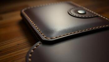 close up of a cell phone case on a table photo