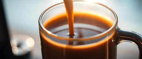 close up of a glass of orange juice photo