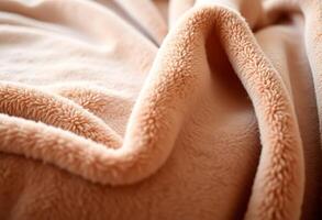 close up of a blanket with a blanket on top of it photo