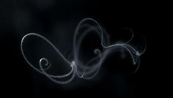 blurry image of a swirl in the dark photo