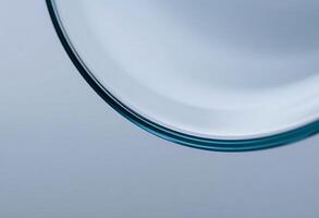close up of a circular object on a white surface photo