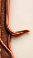 close up of a hot dog on a cutting board photo