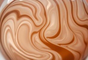 close up of a vase with a swirl pattern on it photo