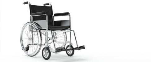 The modern wheelchair designed for comfort and mobility in everyday life. photo