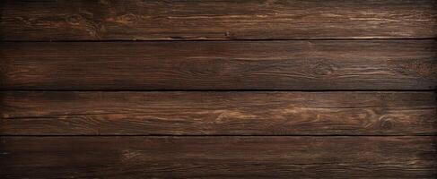The Elegant Texture of Dark-Stained Wooden Boards in a Rustic Setting photo