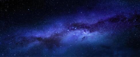 The breathtaking view of a vibrant galaxy filled with stars and cosmic beauty. photo