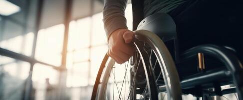 The Wheelchair as a Symbol of Strength and Independence in Modern Life photo