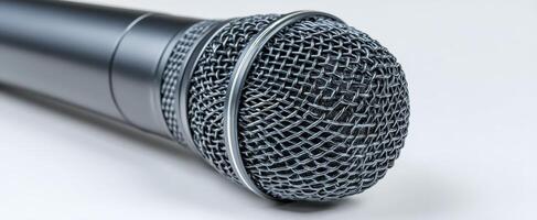The microphone showcasing clarity and detail for audio enthusiasts and performers. photo