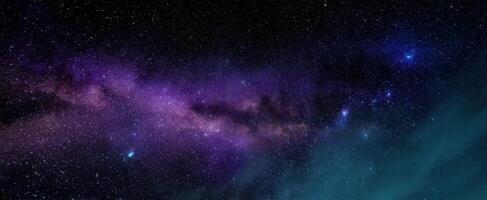 The Beautiful Display of Stars and Galaxies in the Night Sky photo