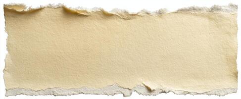 The torn paper texture with a rustic and vintage appearance photo