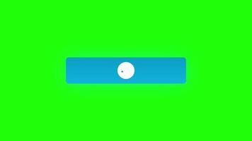 Download complete button animation green screen footage, progress completed button video