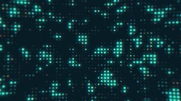 Futuristic Digital Background, Glowing Particles, Motion Graphics Loop video