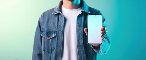 The modern smartphone showcased in a casual, stylish setting. photo