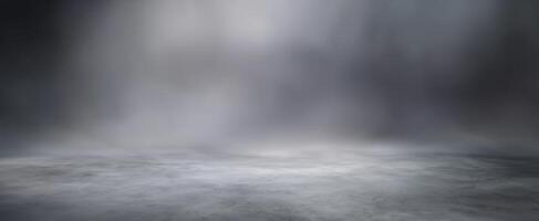 The foggy and atmospheric background creating a serene and mysterious ambiance. photo
