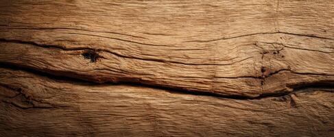 The textured surface of natural wood showcasing rich grain patterns. photo