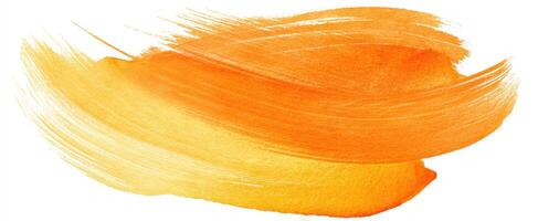 The Vibrant Orange Watercolor Splash for Creative Backgrounds and Designs photo