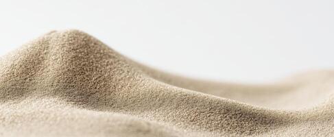 The Soft Texture of Sand Forming Natural Dunes and Hills photo