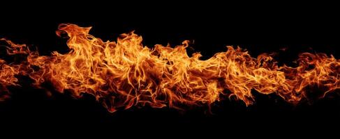 The mesmerizing flames dancing against a dark and dramatic background. photo